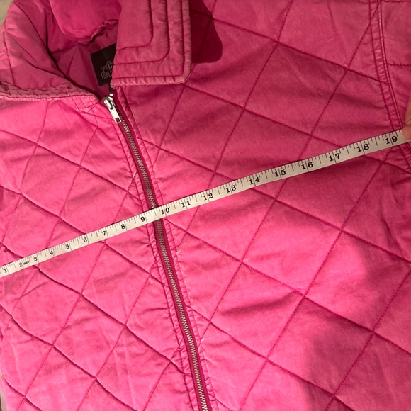 WILD FABEL HOT PINK COAT QUILTED COTTON WOMENS 38 CHEST RIBBED SLEEVE & BOTTOM - Picture 9 of 14